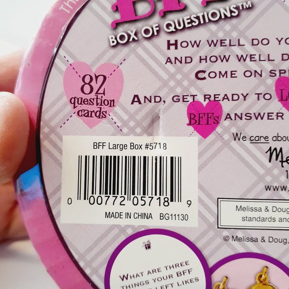 The Box Girls BFF Box of Questions game Melissa & Doug - Picture 4 of 8